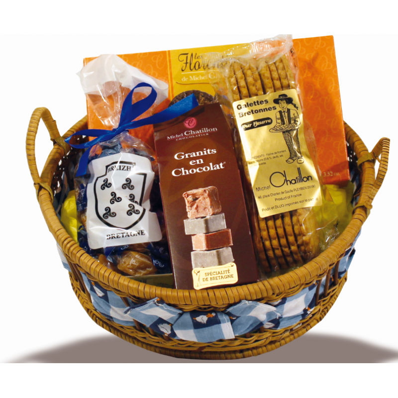 Panier mignon coffrets cadeaux