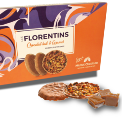 Florentins chocolat lait et caramel beurre salé 100g