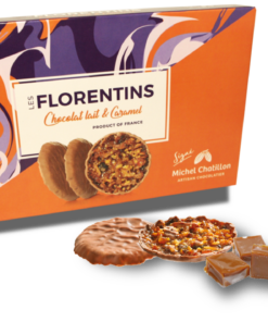 Florentins chocolat lait et caramel beurre salé 100g