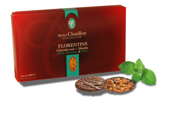 Florentins chocolat noir et menthe