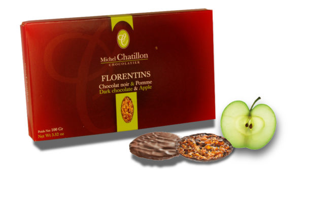 Florentins chocolat noir et pomme