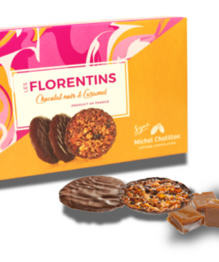 Florentins chocolat noir et caramel au beurre salé 100g